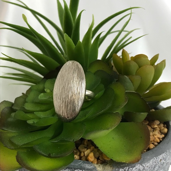 Longue Vue Jewelry - Longue Vue Sterling Silver Brushed Oval Ring NWT